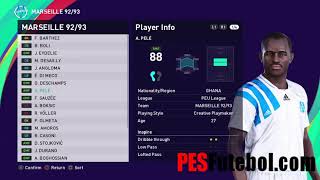 PES 2021 Classic Marseille 199293 Option File [upl. by Maggs]