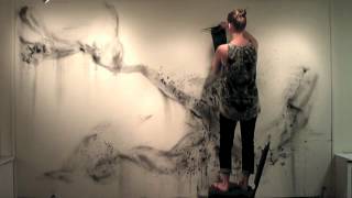 Flocking Wall Drawing [upl. by Dyann]