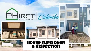 Phirst Park Homes Calamba House turnover [upl. by Christensen]