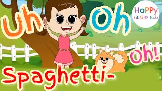 Spaghetti song for kids  quotUh Oh SpaghettiOhquot Official Video [upl. by Enialed]