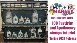 IOD Pastiche and Apothecary stamps tutorial [upl. by Ayat235]