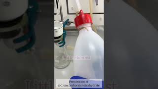 Preparation of sodium perborate tetrahydrate laboratoryclips synthesis [upl. by Wesle805]