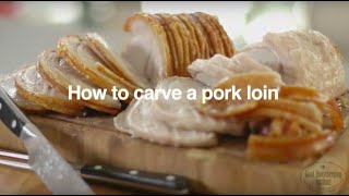 How To Cut Up A Whole Pork Loin  Good Housekeeping UK [upl. by Htebilil296]