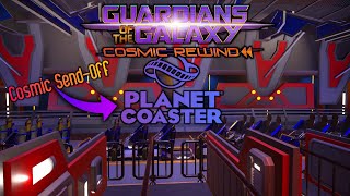 GOTGCosmic Rewind  Dark amp Light POVCinematic Shots  Epcot Planet Coaster [upl. by Mllly]