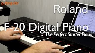 Roland F20 Digital Piano  Brilliant First Piano [upl. by Hilar]