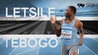 Meet Letsile Tebogo world U20 100m recordholder  World Athletics U20 Championships Cali 2022 [upl. by Sokram]