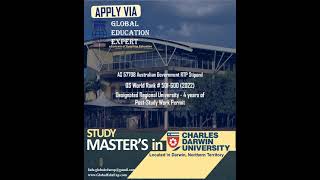 Masters at Charles Darwin University Australia [upl. by Monahan593]