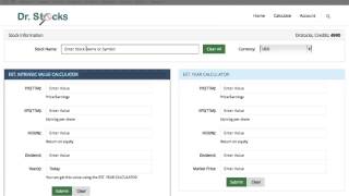 Dr Stocks Intrinsic Value Calculator Learn how to value stocks in a few seconds [upl. by Demmer]