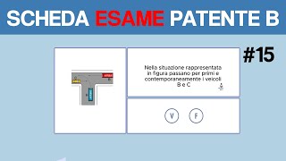 SCHEDA ESAME PATENTE B 2024 15 [upl. by Eskil]