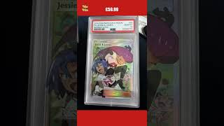 PSA 10 Jessie amp James 6868 Hidden Fates Full Art Holo Graded Pokemon Card [upl. by Sayce943]