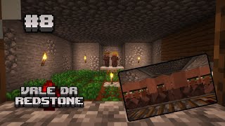 VALE DA REDSTONE  EP 8  Farm De Villager [upl. by Zarger]