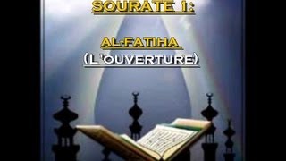 Récitation du Saint Coran Français Arabe  Sourate 1  Al Fatiha [upl. by Enoj287]