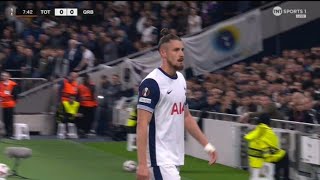 Radu Drăgușin Red Card Tottenham vs Qarabag FK 30 All Goals and Extended Highlights [upl. by Cnut]