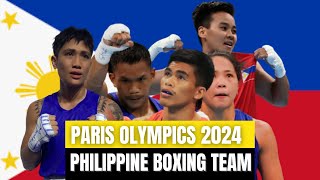 Philippine Boxing Team na kasali sa Paris Olympics 2024 [upl. by Nahtanod]