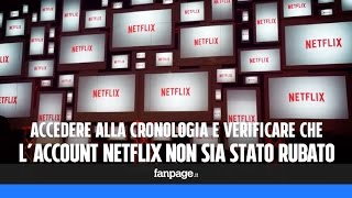 Verificare se laccount Netflix è stato rubato ed eliminare la cronologia [upl. by Nida]