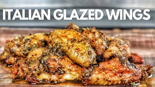 Italian Glazed Chicken Wings Are So DELICIOUS [upl. by Agrippina]