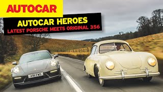 Autocar Heroes latest 911 meets original Porsche 356 What DNA do they share [upl. by Marchall]