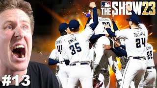 MY FIRST CAREER WALKOFF  MLB The Show 23  Road to the Show 13 [upl. by Ideih]