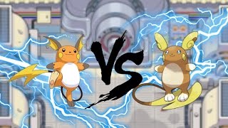 Raichu VS Alolan Raichu Comparing Pokémon VS series [upl. by Nolubez]