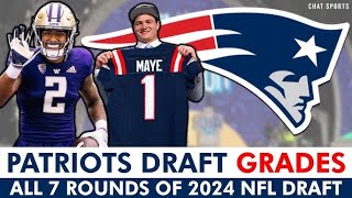 New England Patriots 2024 NFL Draft Grade  BOOM or BUST [upl. by Nassir899]