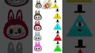 Labubu team vs bill cipher team fight animation video labubu billcipher shorts [upl. by Manbahs993]