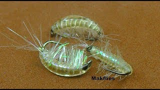 Fly Tying Freshwater Shrimp  Scud by Mak [upl. by Etteiluj]