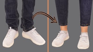 2 best ways how to hem jeans while keeping the original hem [upl. by Perpetua466]