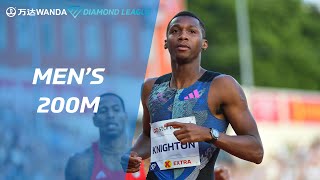 Erriyon Knighton breaks Usain Bolts 200m meeting record in Oslo  Wanda Diamond League 2023 [upl. by Madelina]