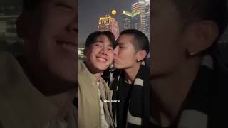 MewTul Lovely Kissing Moment 😚💕 mewtul mewsuppasit tulpakorn kiss love couple alwaysmewviral [upl. by Ayokal503]