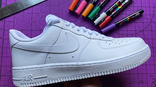 Custom Nike Airforce 1s ✈️ [upl. by Eiramannod]