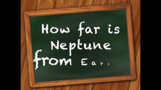 How far is Neptune from Earth [upl. by Asiret]