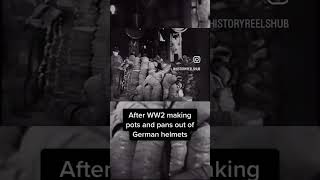 WW2 German Helmets Made Out Of Pots shorts [upl. by Akiras]