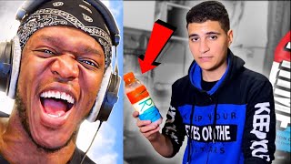 KSI REACTS TO I TRIED MAKING PRIME AT HOME DANKCUBE FULL CLIP rksi [upl. by Berti736]