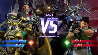 Requested MARVEL VS CAPCOM INFINITE Sigma and Jedah Arcade Gameplay [upl. by Eadmund]