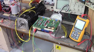 Part2 Testing Our Repair of the Unitek Servo Drive TVD6240025RS [upl. by Derwon]