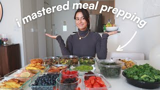 THE ULTIMATE HEALTHY MEAL PREP  a weeks worth of easy amp yummy recipes  grocery list [upl. by Chapnick985]