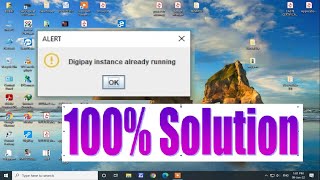 Digipay instance already running problem 2022  100 FIXED [upl. by Ymmij]