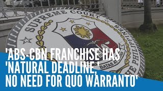 ABSCBN franchise has natural deadline no need for quo warranto — Gatchalian [upl. by Krebs312]