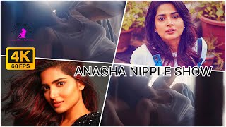 Anagha Nipple show 4K 60FPS  Unseen Kiss and Nipple show  Actress 4K UHD anagha tamil goat hot [upl. by Atinor]