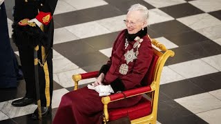 Dernier cortège officiel de la reine Margrethe II du Danemark [upl. by Firehs519]