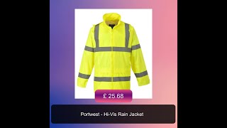 Portwest  HiVis Rain Jacket [upl. by Eppillihp]