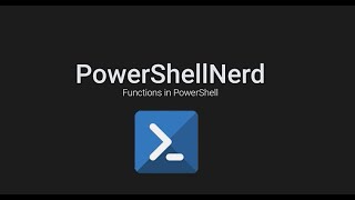 PowerShell Functions  The Basics [upl. by Yraht]