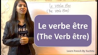 Learn French  Le verbe être The Verb être Grammar  By Suchita  918920060461 [upl. by Ddal]