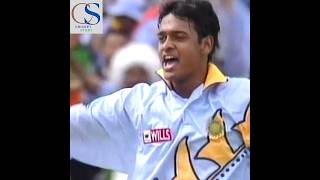 Debasis Mohanty Troubles Nathan Astle With Great Swing Bowling [upl. by Johannah]