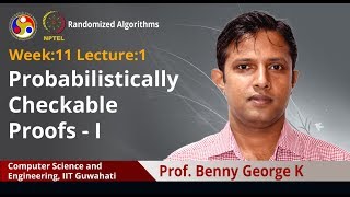 Lec 36 Probabilistically checkable proofs  I [upl. by Innavoij]