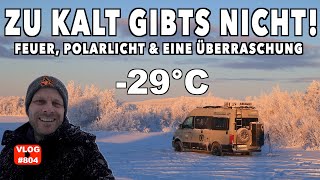 804 Arktische MINUS 29°C Probleme amp überleben  Kastenwagen Polarlichter  Norwegen  MegaMobil [upl. by Nellda]