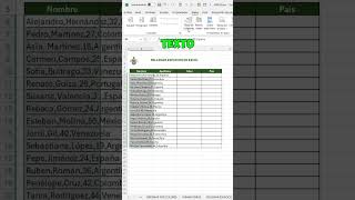 SEPARAR DATOS EN COLUMNAS en EXCEL excel [upl. by Lavena]