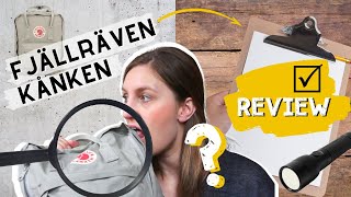 📝🎒 Fjällräven Kånken Backpack REVIEW 5 Senses Test [upl. by Nylecaj]