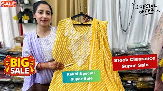 Big Sale Sale Super Sale  Cotton Kurti Maslin Kurti  Rakhi Special  Saara Collection Sale [upl. by Mudenihc]