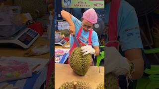 Amazing Unboxing Giant Durian  Fruit Cutting Skills [upl. by Nashner395]